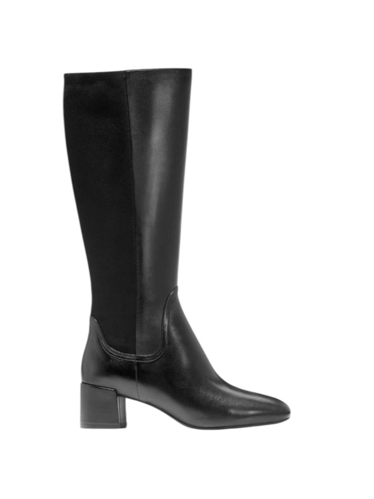 Cole Haan Go-To-Serenna Block Heel Tall Shaft Black Boots Sz 9b